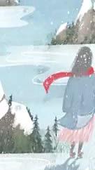 女孩二十四节气大雪视频的预览图
